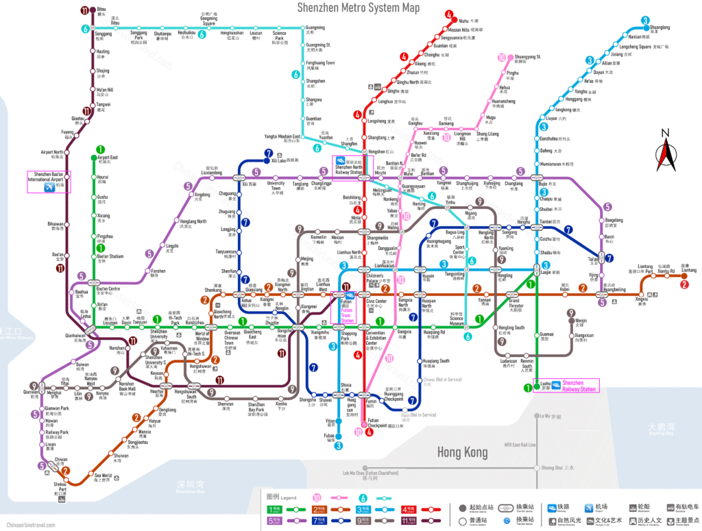 Shenzhen Metro Map